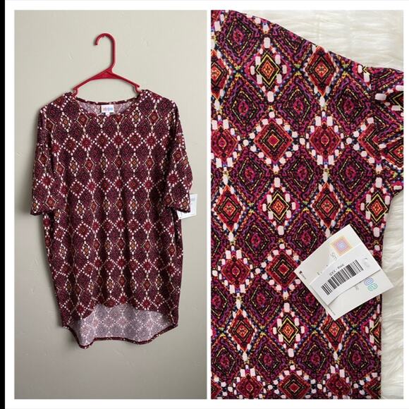 Lularoe XXS Aztec Print Irma Tunic - Picture 3 of 3